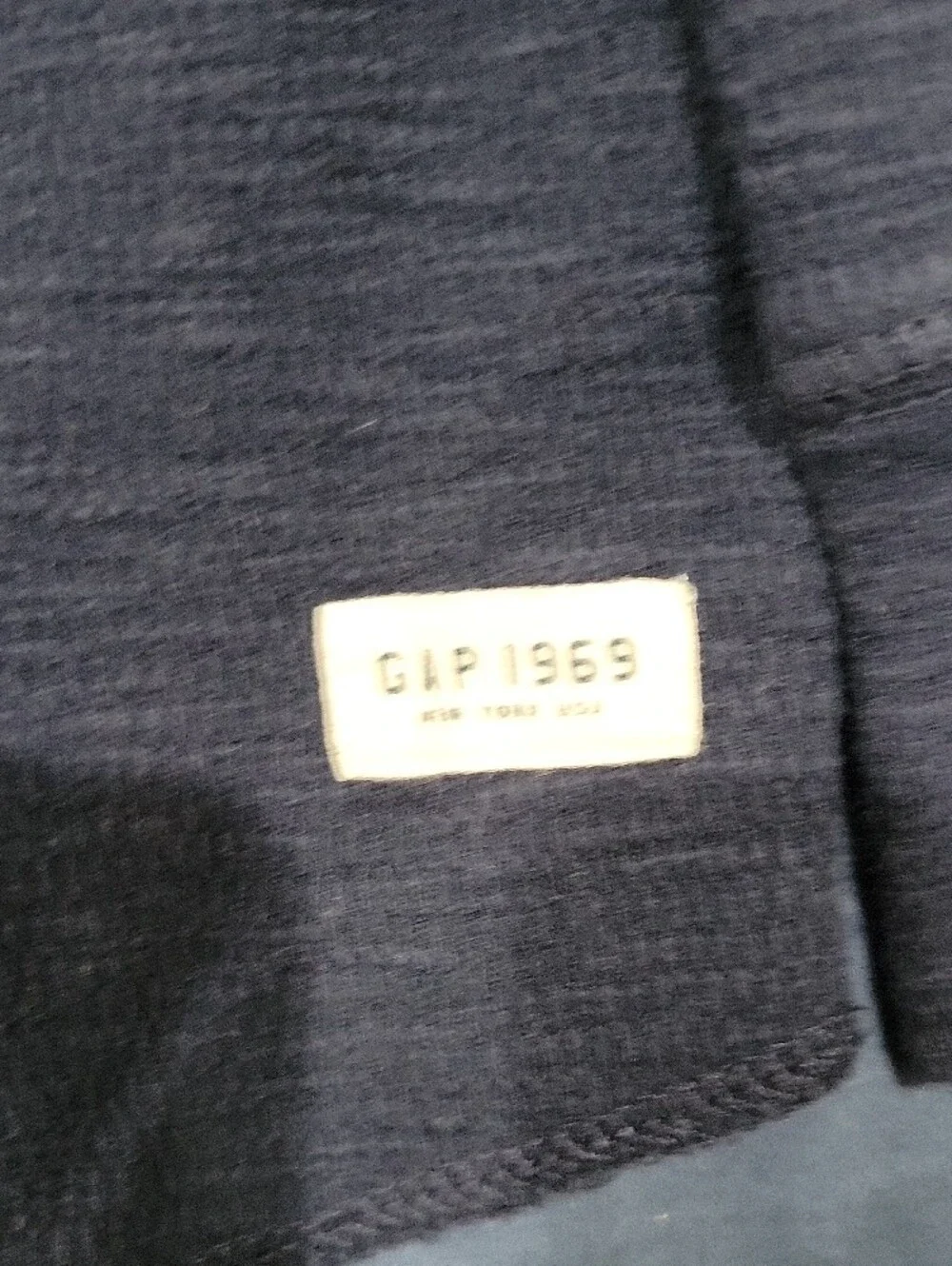 GAP Boy’s Dark Navy Waffle Long-Sleeve Tee